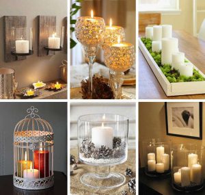 10 ایده جذاب و زیبا برای تزیین خانه با شمع
